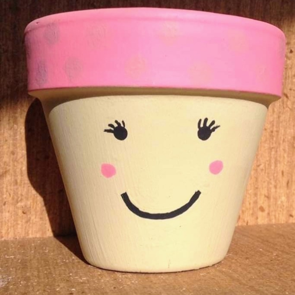 Pink girl pot